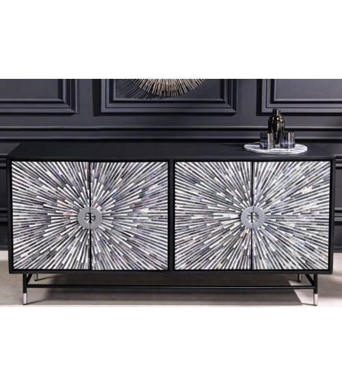 Buffet ESTRELLA en bois et os de buffle