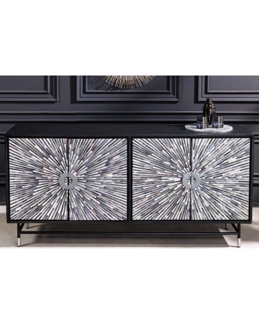 Buffet ESTRELLA en bois et os de buffle