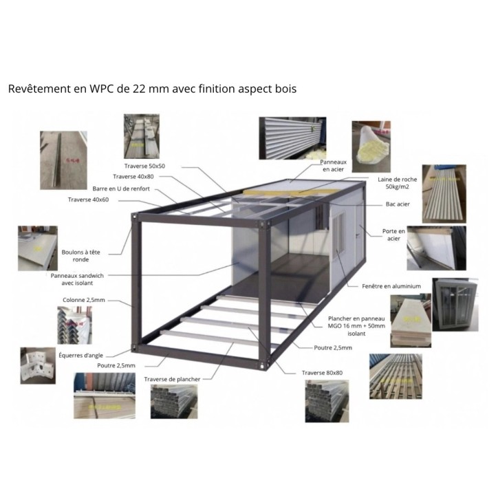 Container PR1 - 6x2,5m