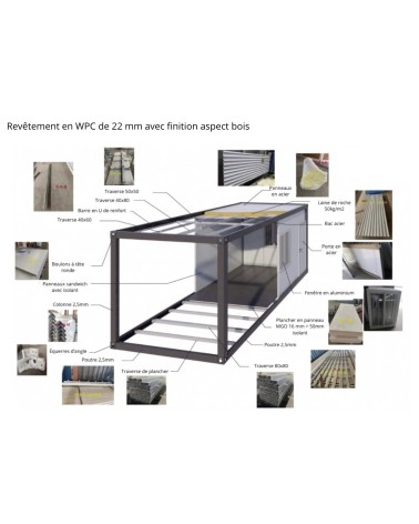 Container PR3 - 6x2,5m