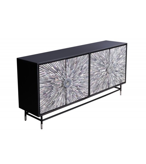 Buffet ESTRELLA en bois et os de buffle