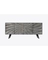 Buffet TWIST en bois massif d'acacia gris