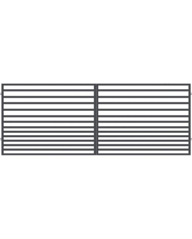 Portail BARI double battant 4 m avec motorisation intégrée