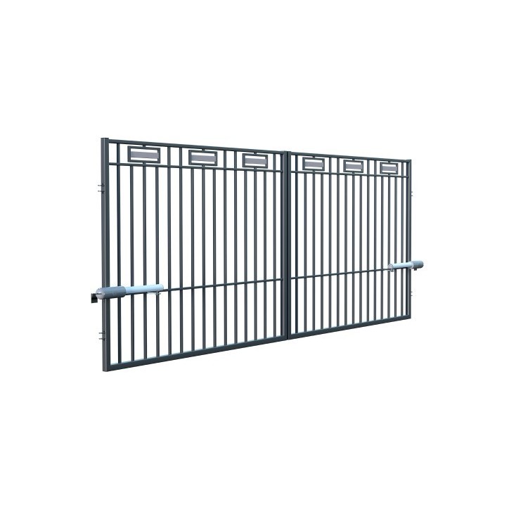 Portail ARGOS 2 double battant 4 m avec motorisation intégrée