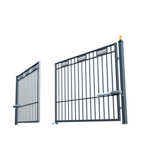 Portail ARGOS 2 double battant 4 m avec motorisation intégrée