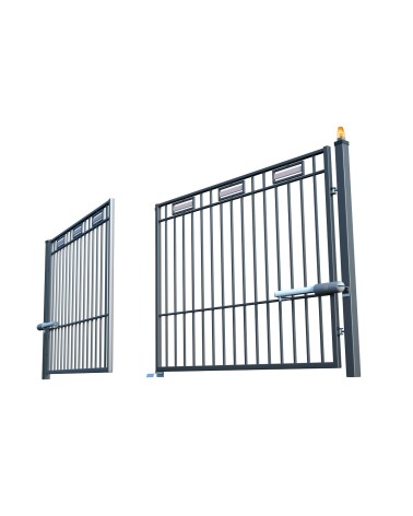 Portail ARGOS 2 double battant 4 m avec motorisation intégrée