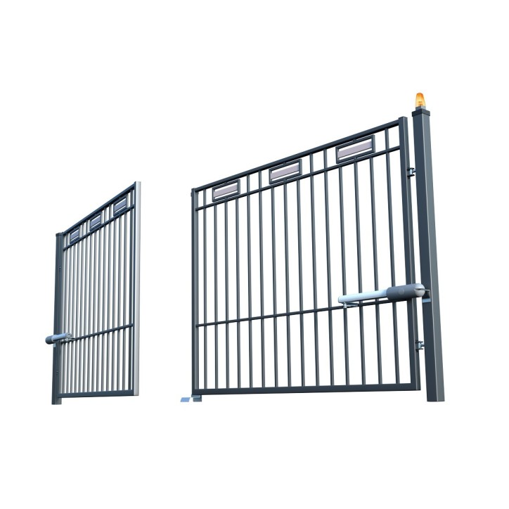 Portail ARGOS 2 double battant 4 m avec motorisation intégrée