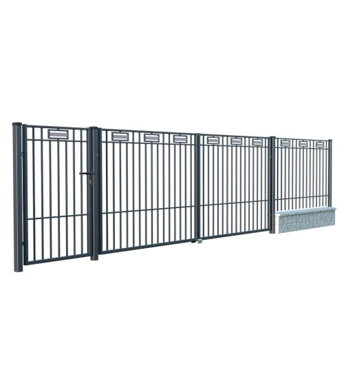 Portail ARGOS 2 double battant 4 m avec motorisation intégrée