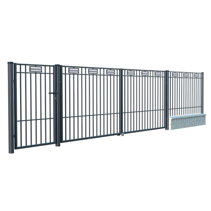 Portail ARGOS 2 double battant 4 m avec motorisation intégrée