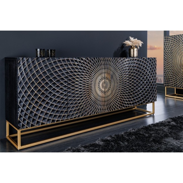 Buffet MANDALA en bois de manguier