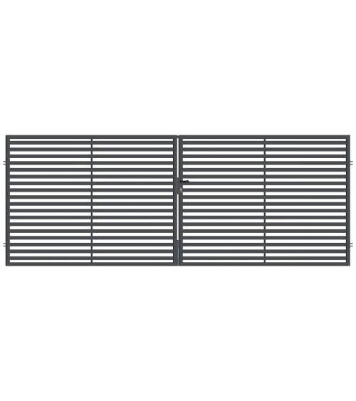 Portail ARIZONA double battant 3,5 m avec motorisation intégrée