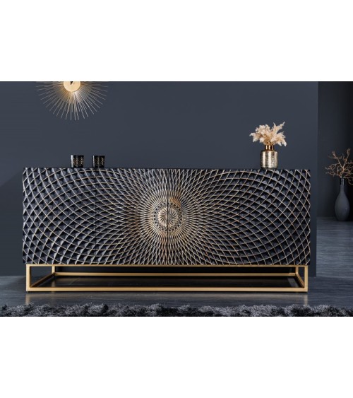 Buffet MANDALA en bois de manguier