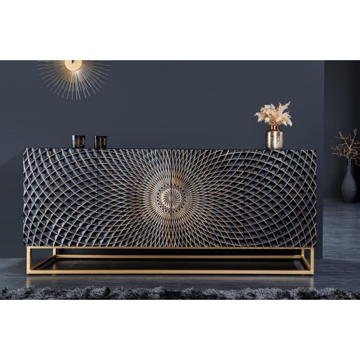 Buffet MANDALA en bois de manguier