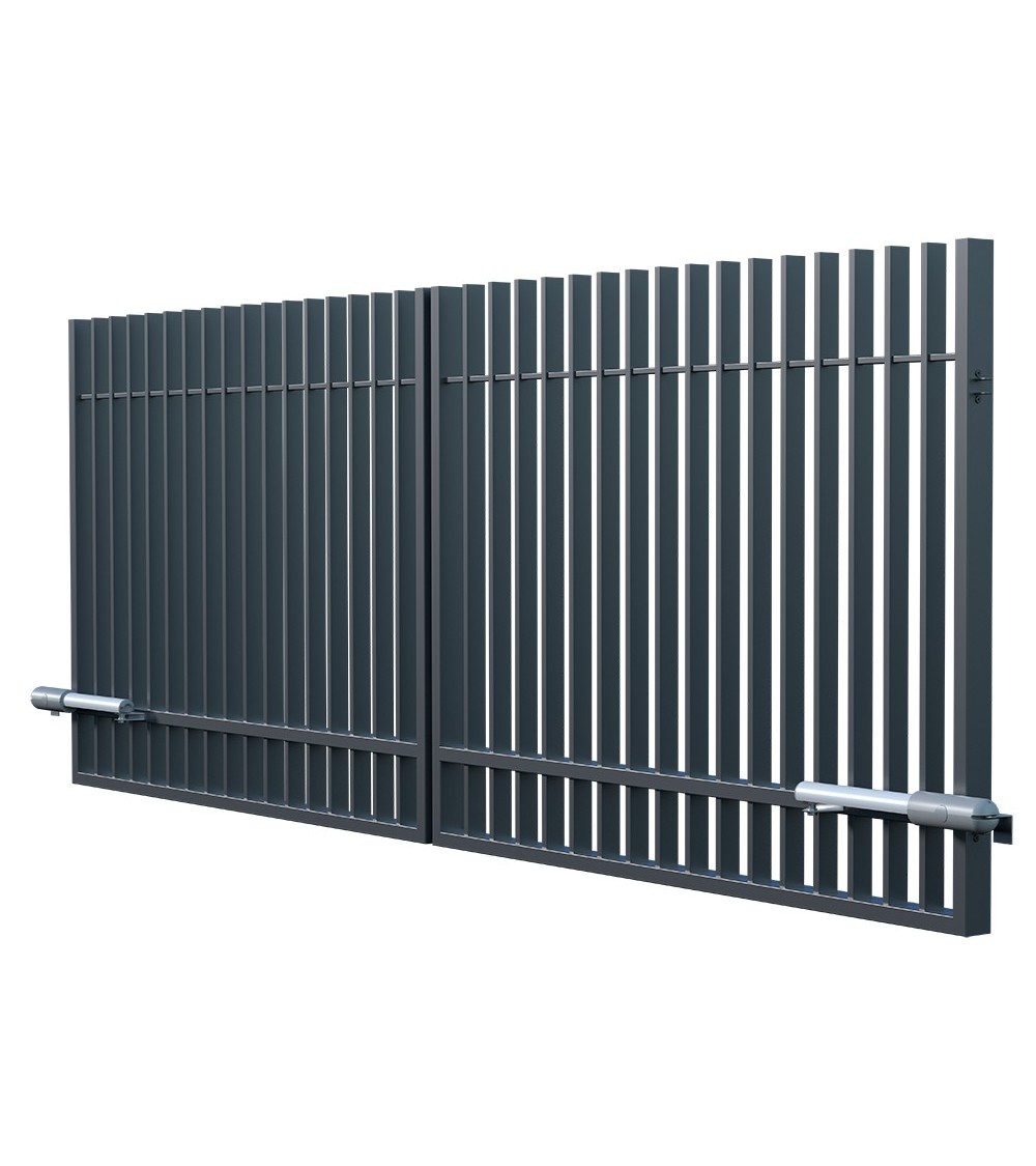 Portail LOTOS double battant 4 m avec motorisation intégrée