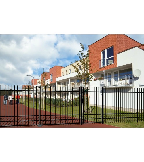 Portail NICEA double battant 4 m avec motorisation intégrée