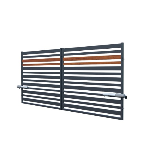 Portail ORA double battant 4 m avec motorisation intégrée