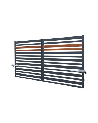 Portail ORA double battant 4 m avec motorisation intégrée