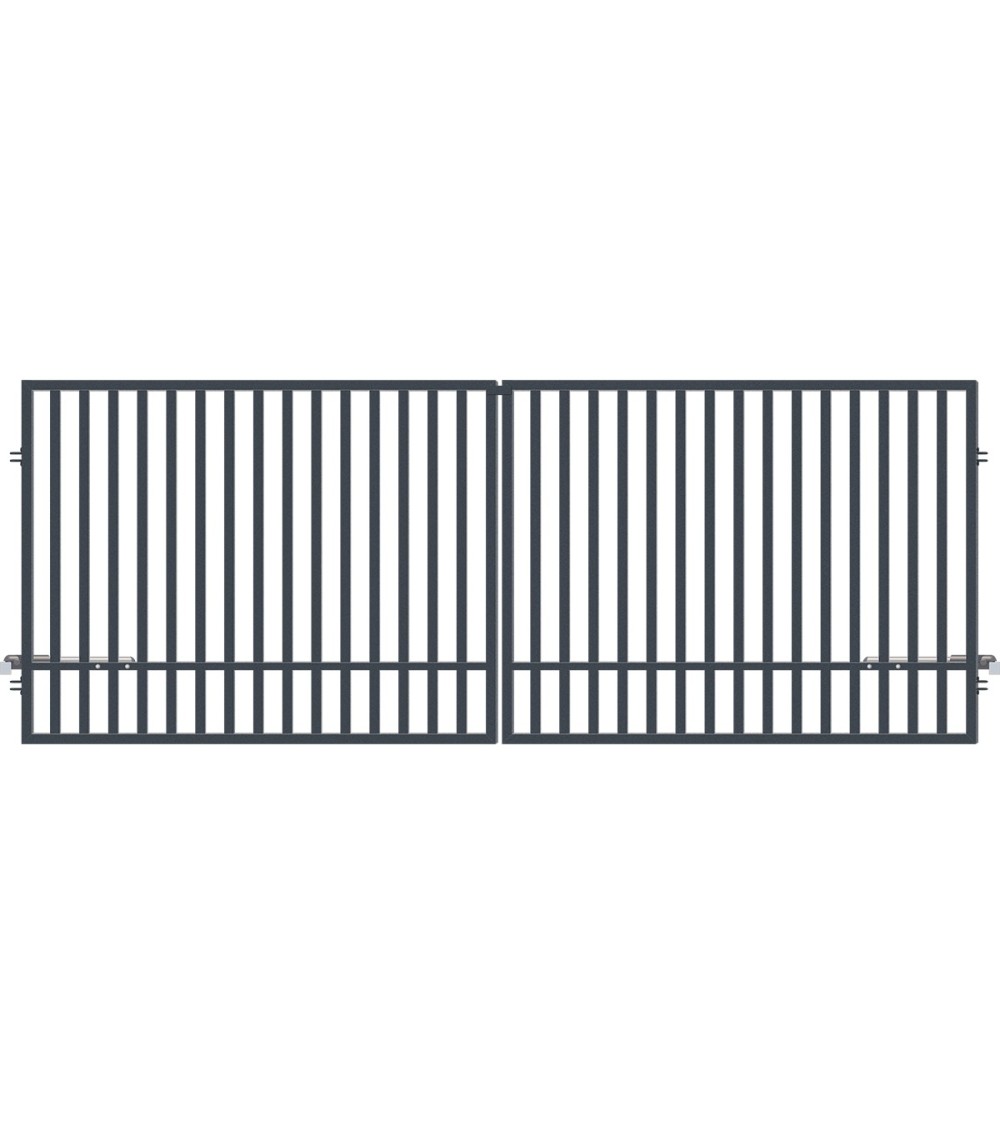 Portail SALVADOR double battant 4 m avec motorisation intégrée