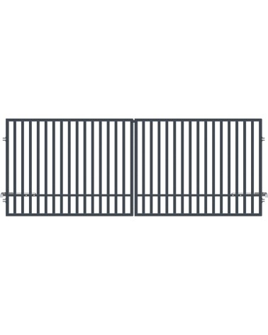 Portail SALVADOR double battant 4 m avec motorisation intégrée