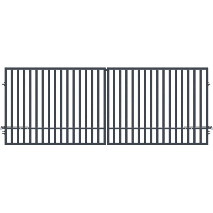 Portail SALVADOR double battant 4 m avec motorisation intégrée