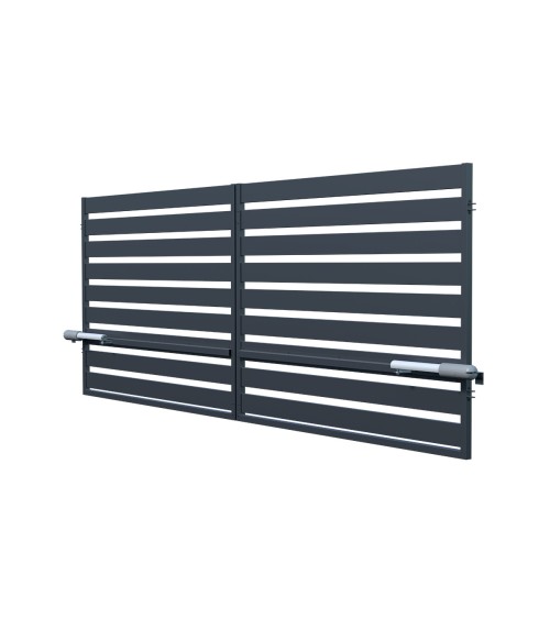 Portail SZAFIR XL double battant 4 m avec motorisation intégrée