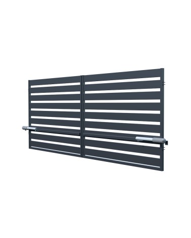 Portail SZAFIR XL double battant 4 m avec motorisation intégrée