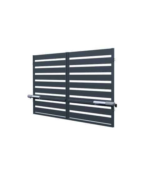 Portail SZAFIR XL double battant 3 m avec motorisation intégrée