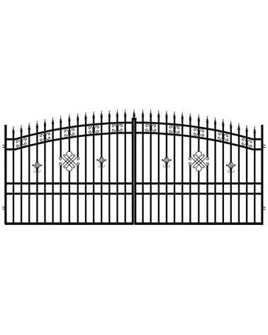 Portail GRETA LUX 3 double battant 3 m