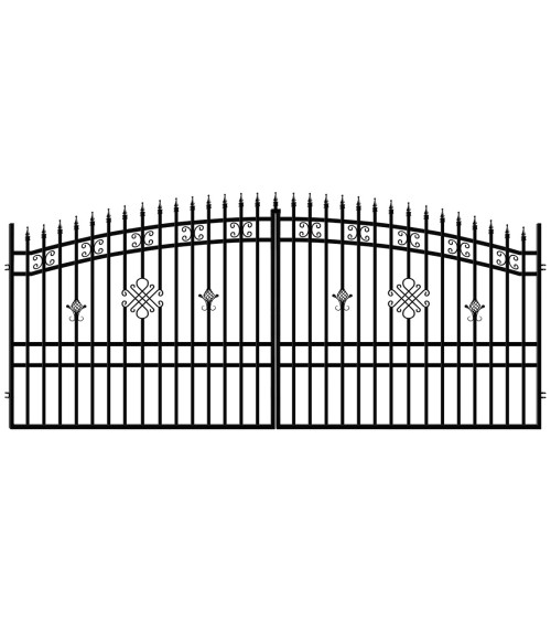 Portail GRETA LUX 3 double battant 3,5 m