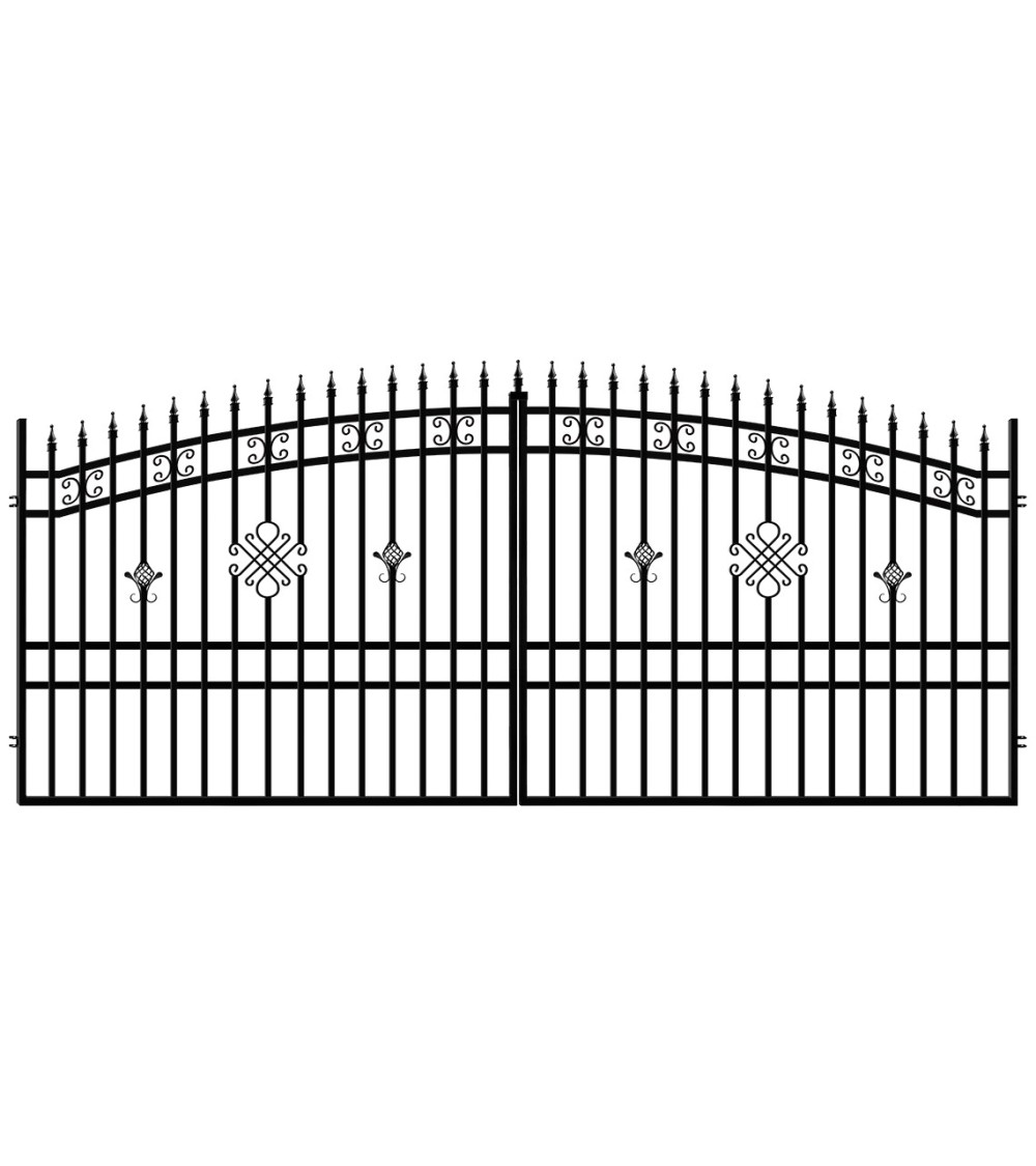 Portail GRETA LUX 3 double battant 3,5 m