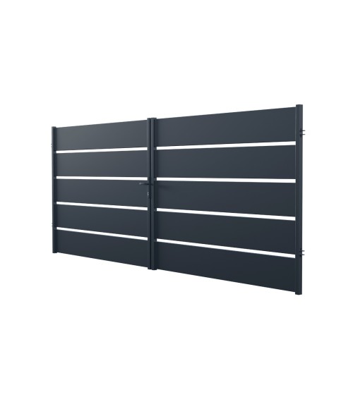 Portail OPAL double battant 4 m
