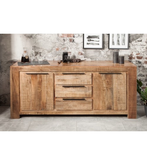 Buffet RUSTICO en bois massif de manguier