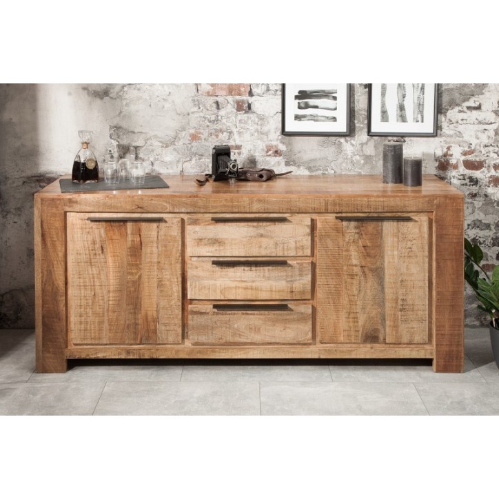 Buffet RUSTICO en bois massif de manguier