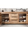 Buffet RUSTICO en bois massif de manguier