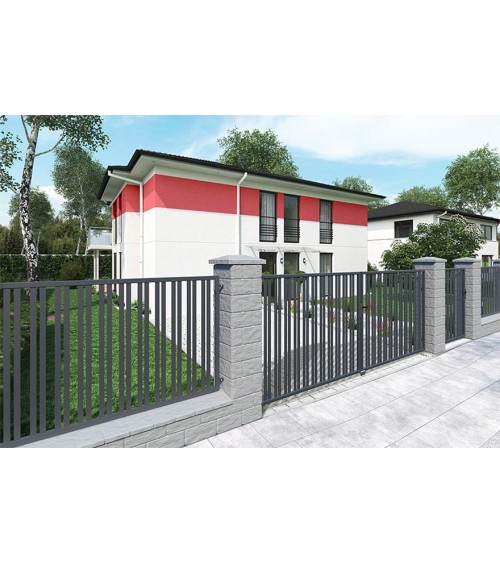 Portail BELFAST double battant 3 m