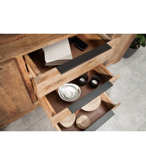 Buffet RUSTICO en bois massif de manguier