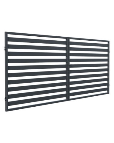 Portail MILTON double battant 3 m