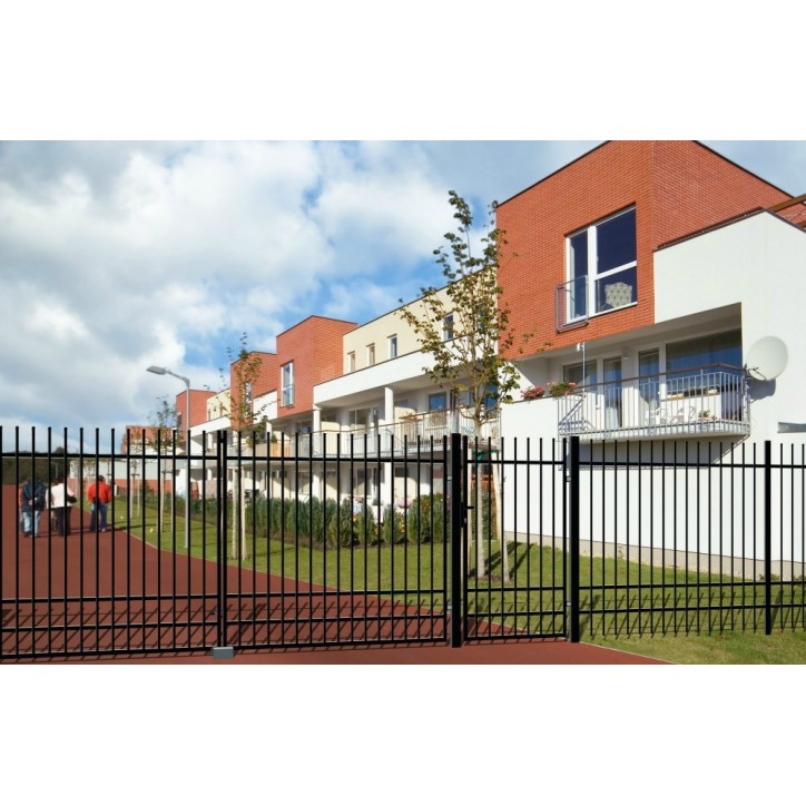 Portail NICEA double battant 3 m avec motorisation intégrée