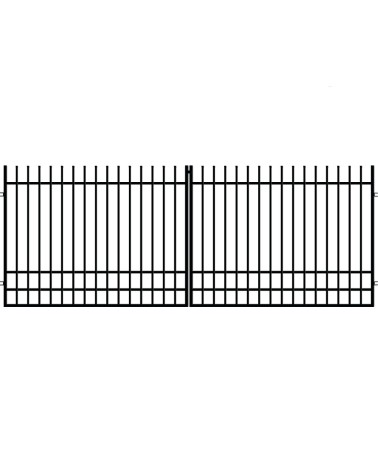 Portail NICEA double battant 3,5 m avec motorisation intégrée