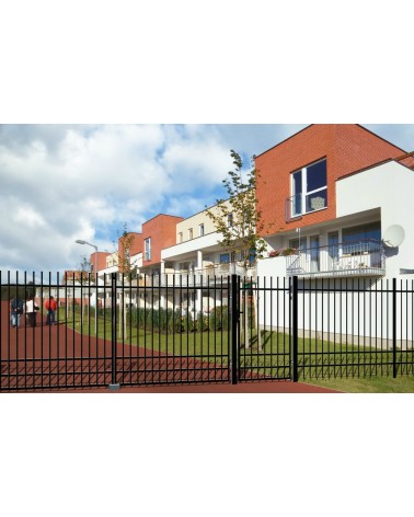 Portail NICEA double battant 3,5 m avec motorisation intégrée