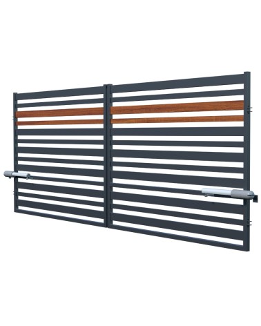 Portail ORA double battant 3 m avec motorisation intégrée