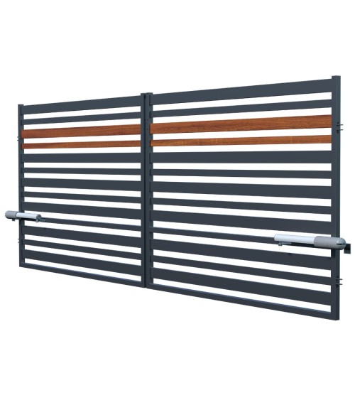 Portail ORA double battant 3,5 m avec motorisation intégrée