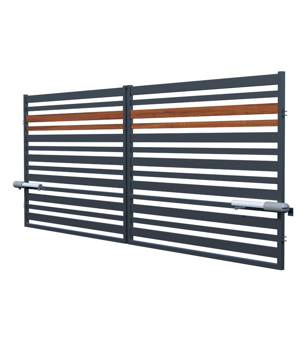 Portail ORA double battant 3,5 m avec motorisation intégrée