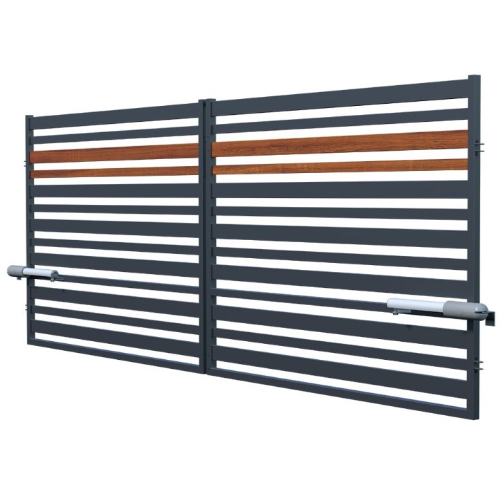 Portail ORA double battant 3,5 m avec motorisation intégrée