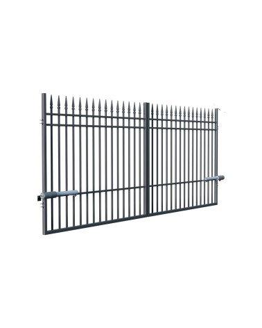 Portail PORTLAND double battant 3,5 m avec motorisation intégrée