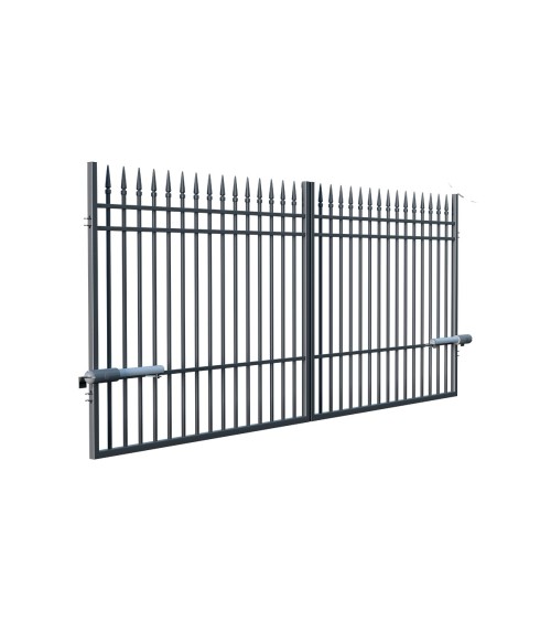 Portail PORTLAND double battant 3 m avec motorisation intégrée