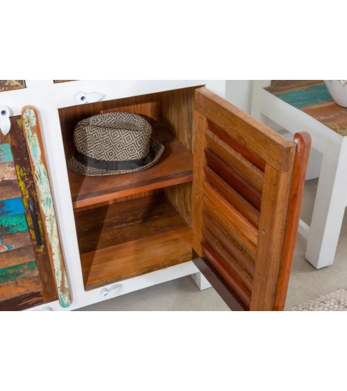 Buffet ECO II en bois recyclé et manguier 125 cm