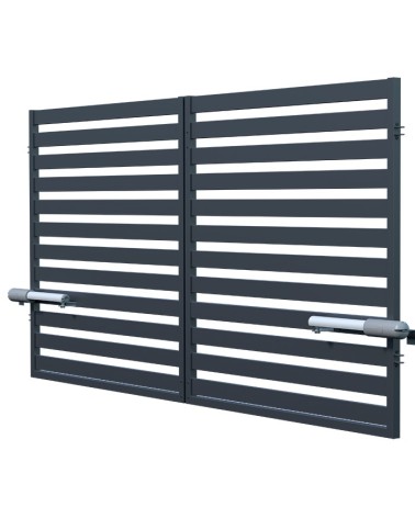 Portail SZAFIR M double battant 3 m avec motorisation intégrée