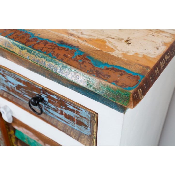 Buffet ECO II en bois recyclé et manguier 125 cm