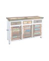 Buffet ECO II en bois recyclé et manguier 125 cm